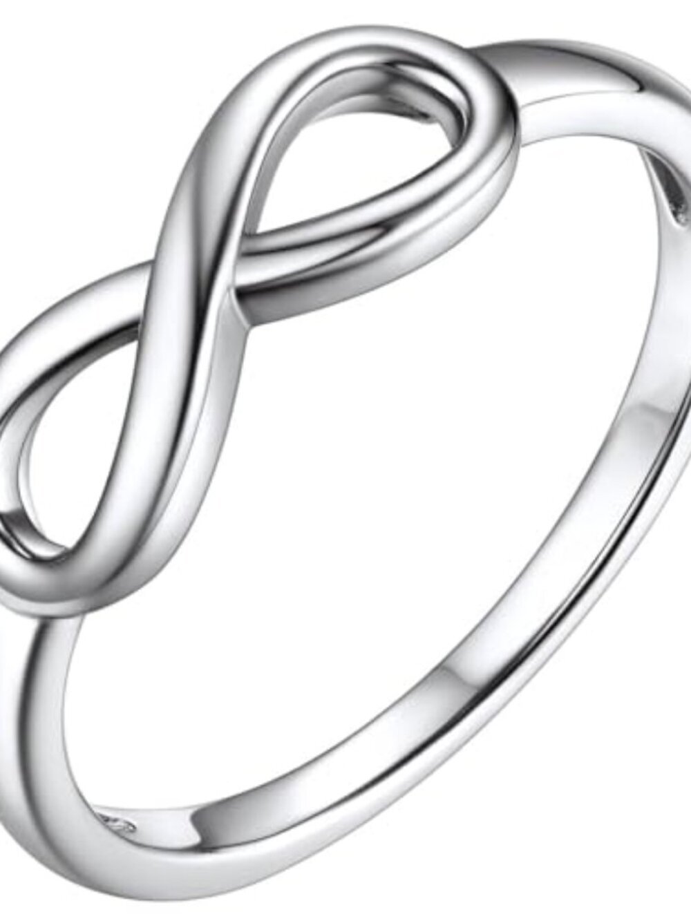 BRAND NEW 18k White Gold Plated 925 Sterling Silver Ring